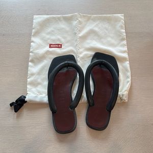 STAUD - Rio Sandal - Black. Size 40.